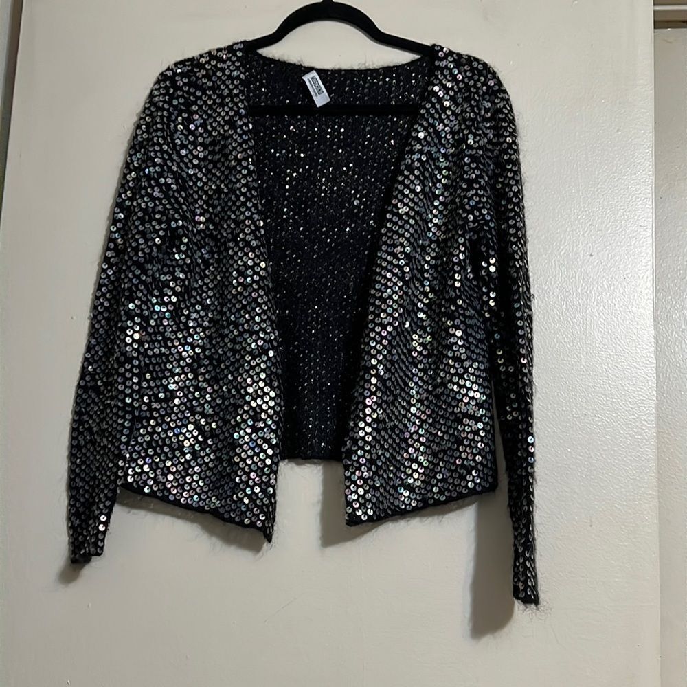 Moschino Cheapandchic sequin cardigan